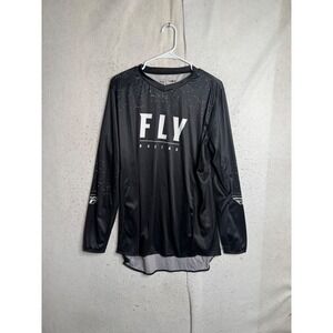 Fly Racing WMN Lite Motocross Jersey Black White Splatter Print Size 2X 8134